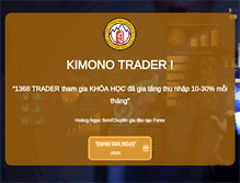 Tablet Screenshot of kimonotrader.com